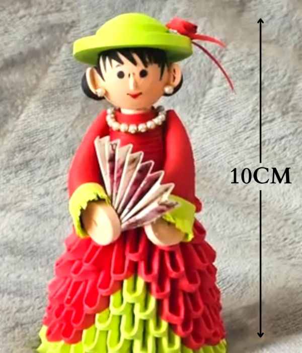 3D Origami Quilling Fusion doll - Image 3