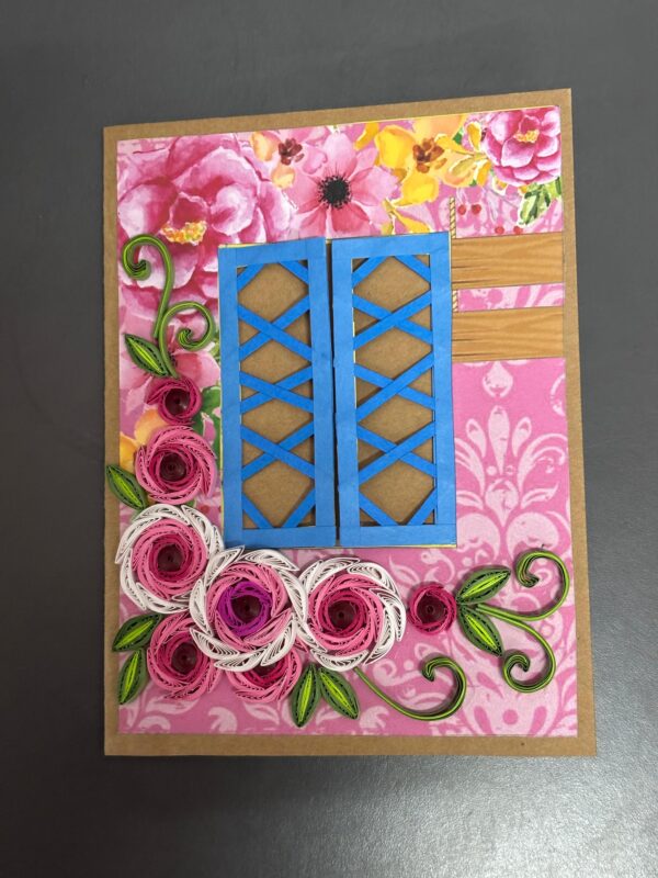 Handmade Quilling Window Card