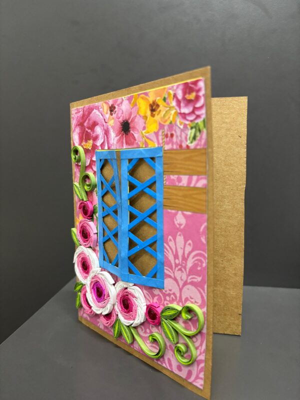 Handmade Quilling Window Card