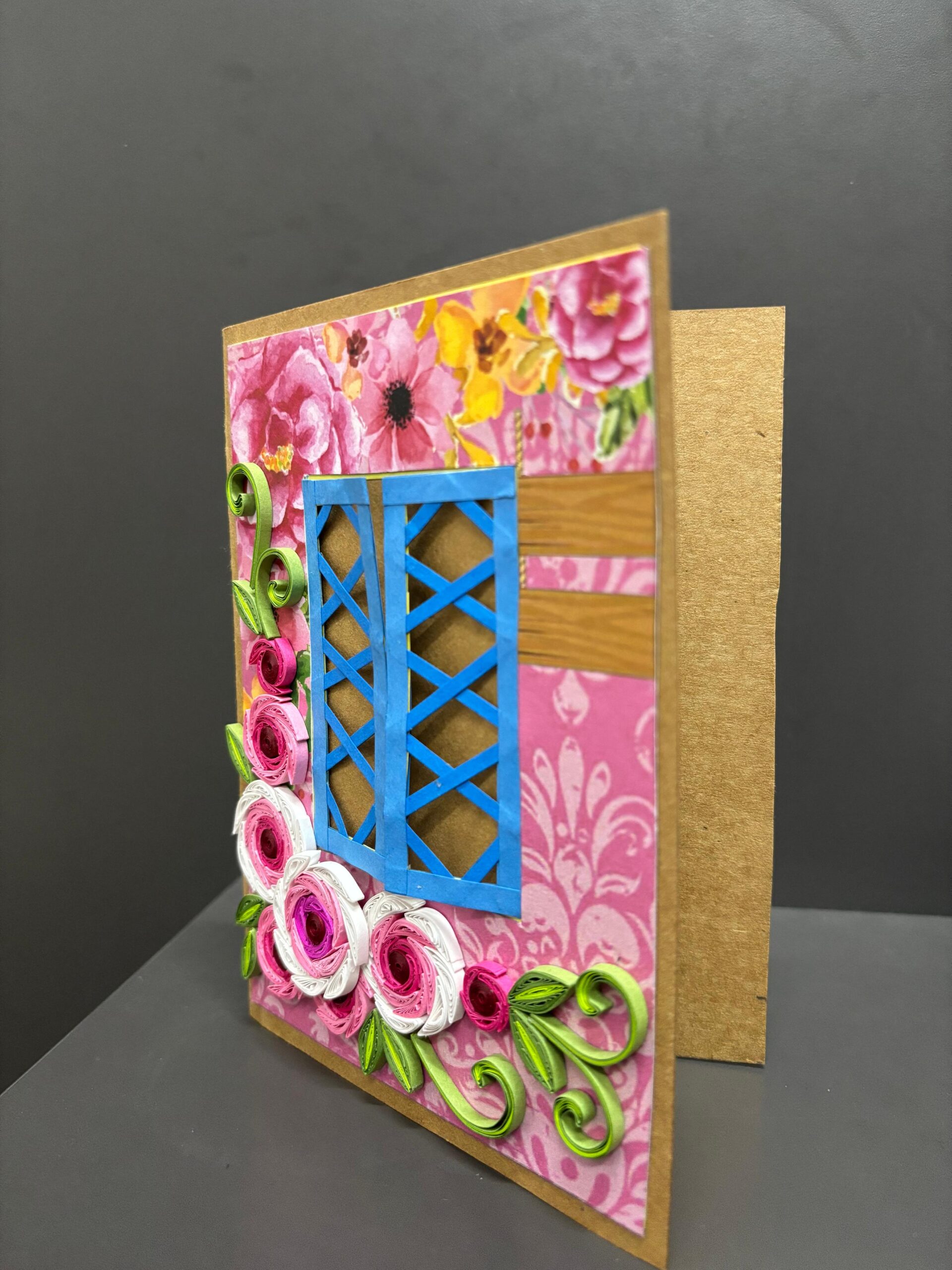 Handmade Quilling Window Card