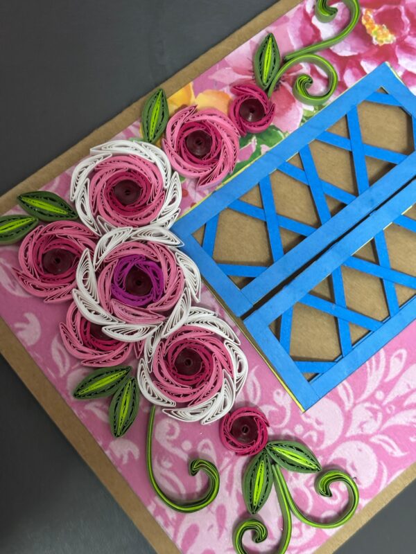Handmade Quilling Window Card