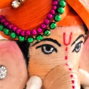 Exquisite Handmade Quilling Ganesha Idol (Set of 1)