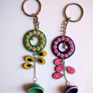 Quilled Dream Catcher Keychain Set Of 2