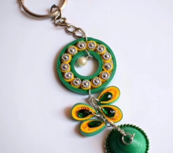 Quilled Dream Catcher Keychain Set Of 2 - Image 3