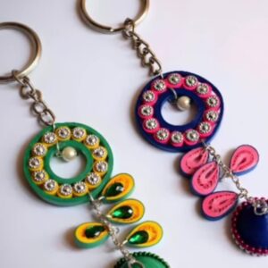 Quilled Dream Catcher Keychain Set Of 2