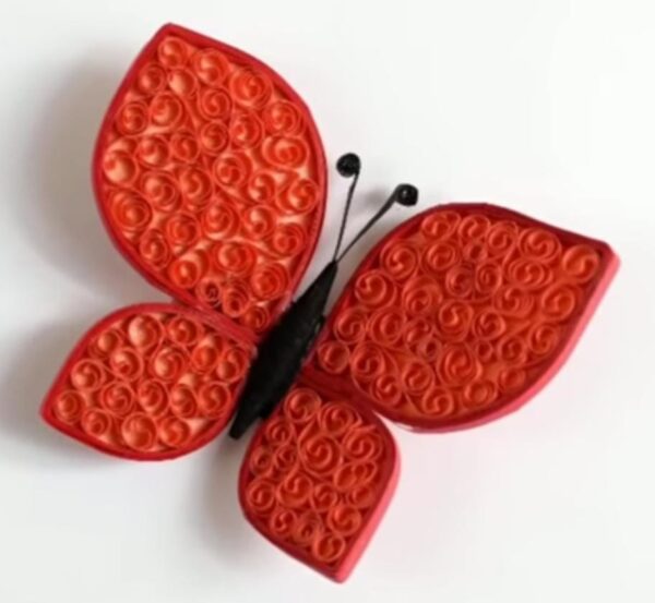 Handmade Quilling Butterfly Fridge Magnet