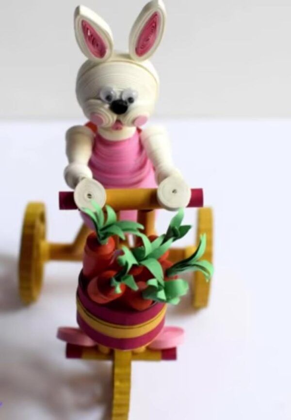 Tricycle With Easter Bunny