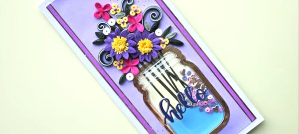 Shaker flower jar card - Image 2