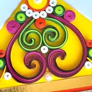 Quilled Ganesha Wall Hanging