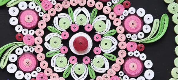 Quilled Mandala Greeting Card - Image 4