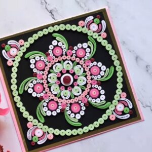 Quilled Mandala Greeting Card