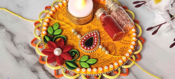 Handmade Quilling Plate