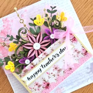 Teacher’s Day Floral Envelope Card
