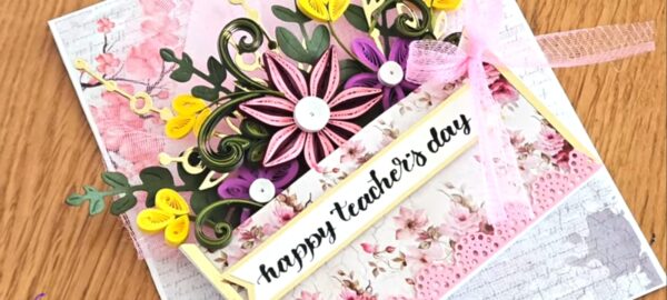 Teacher's Day Floral Envelope Card - Image 4