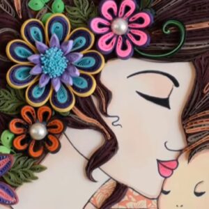 Quilled Wall Hanging For Mother’s Day