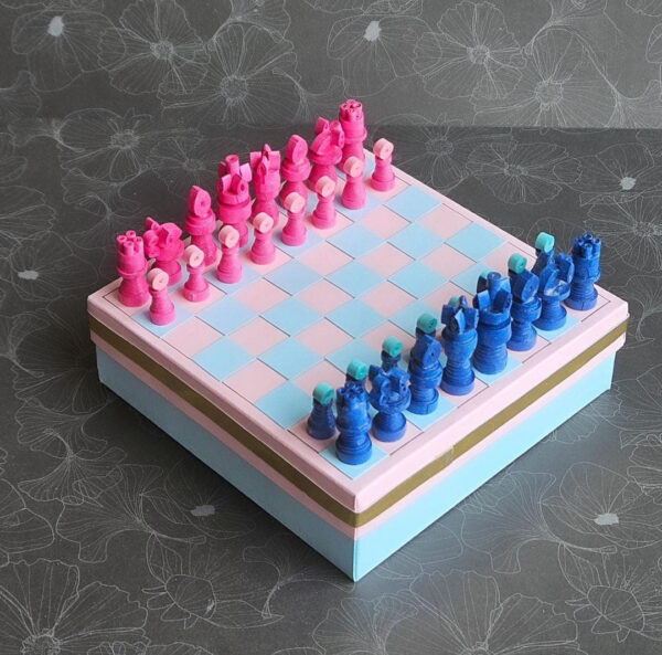 Handmade Quilling Chess Board