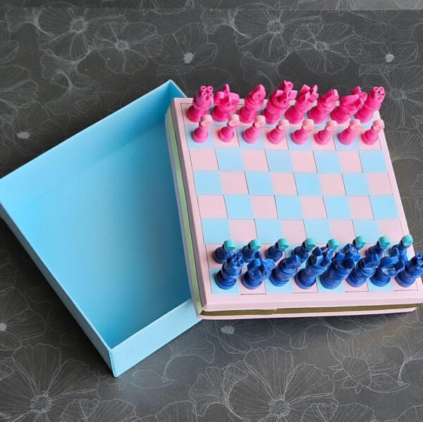 Handmade Quilling Chess Board