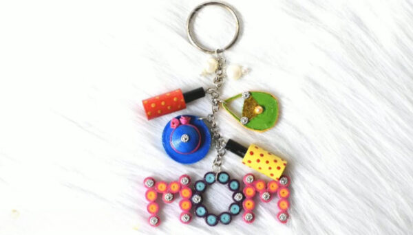 Handmade Quilling Keychain