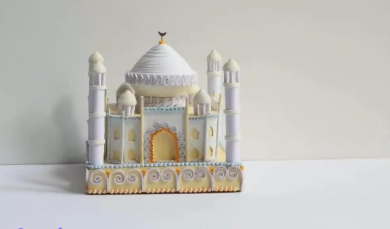 Handmade Quilling Taj Mahal