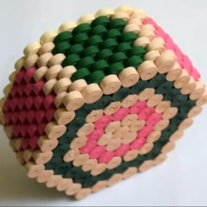 Beautiful Quilled Hexagon Box – 5 Star Decorative Storage Gift