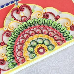 Creative Handmade Quilled Notebook (10X17cm)
