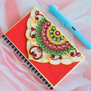 Creative Handmade Quilled Notebook (10X17cm)