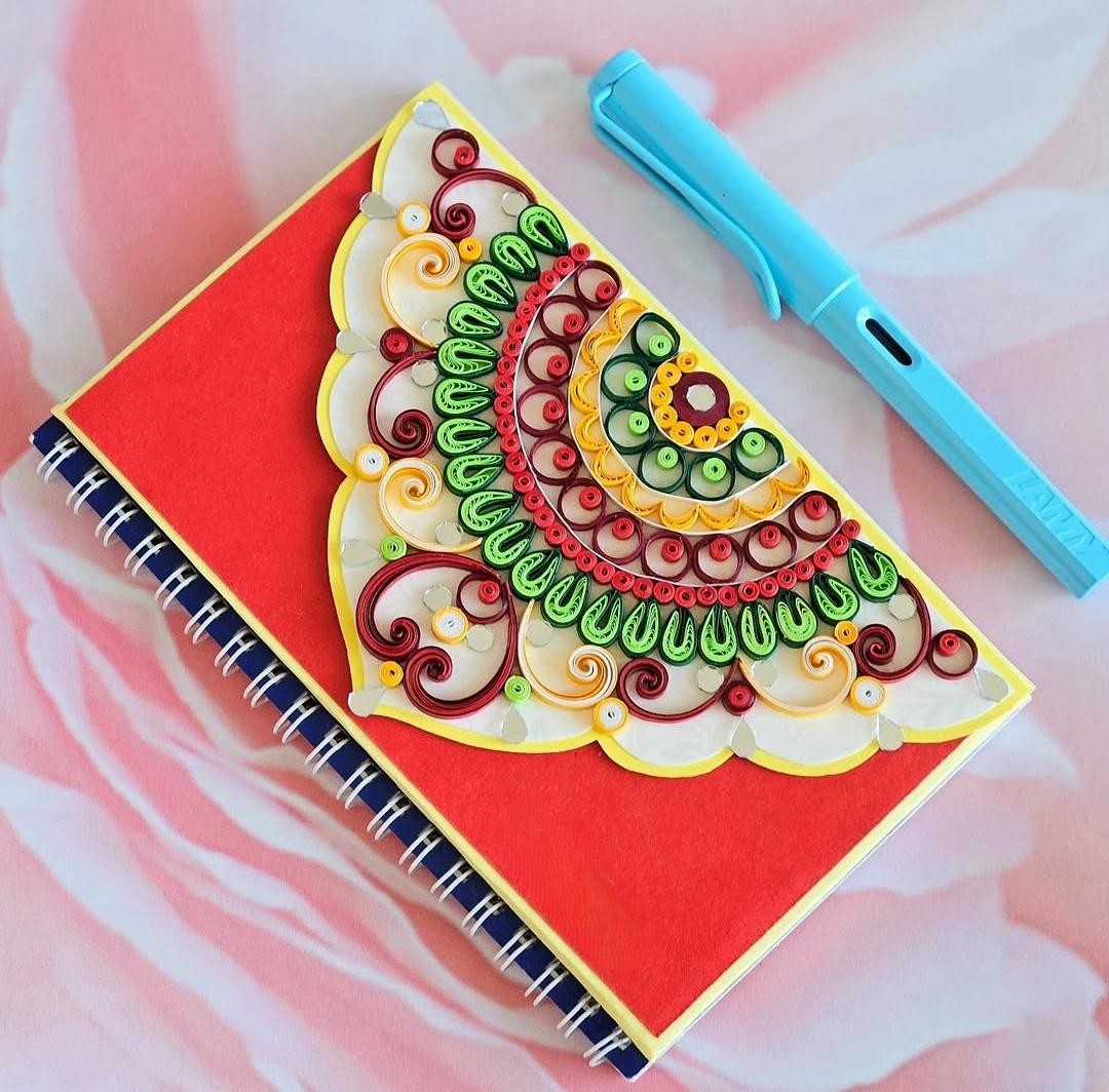 Quilled Notebook