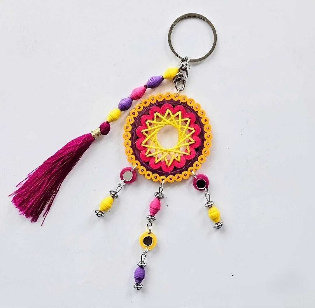 Quilled Keychain