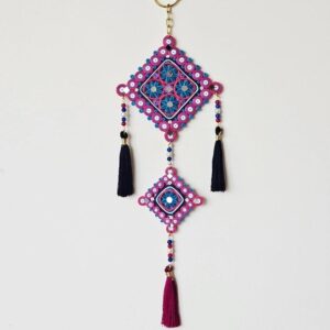 Stunning Quilled Wall Hanging – 5 Star Decorative Tassel Art