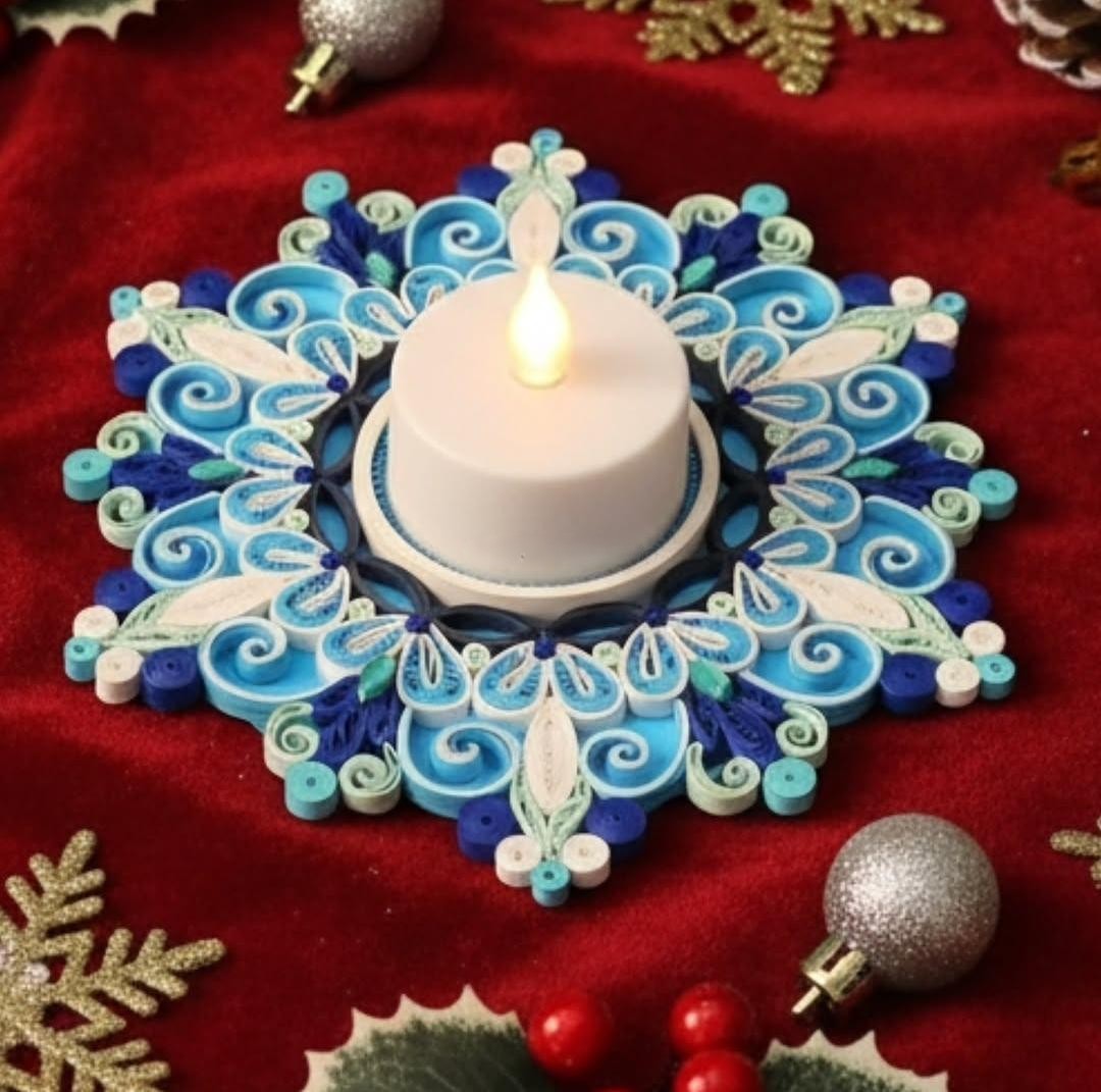 Quilled Candle Holder