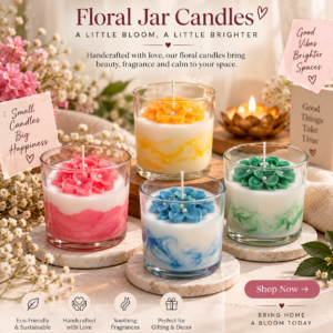 Floral Scented Candle