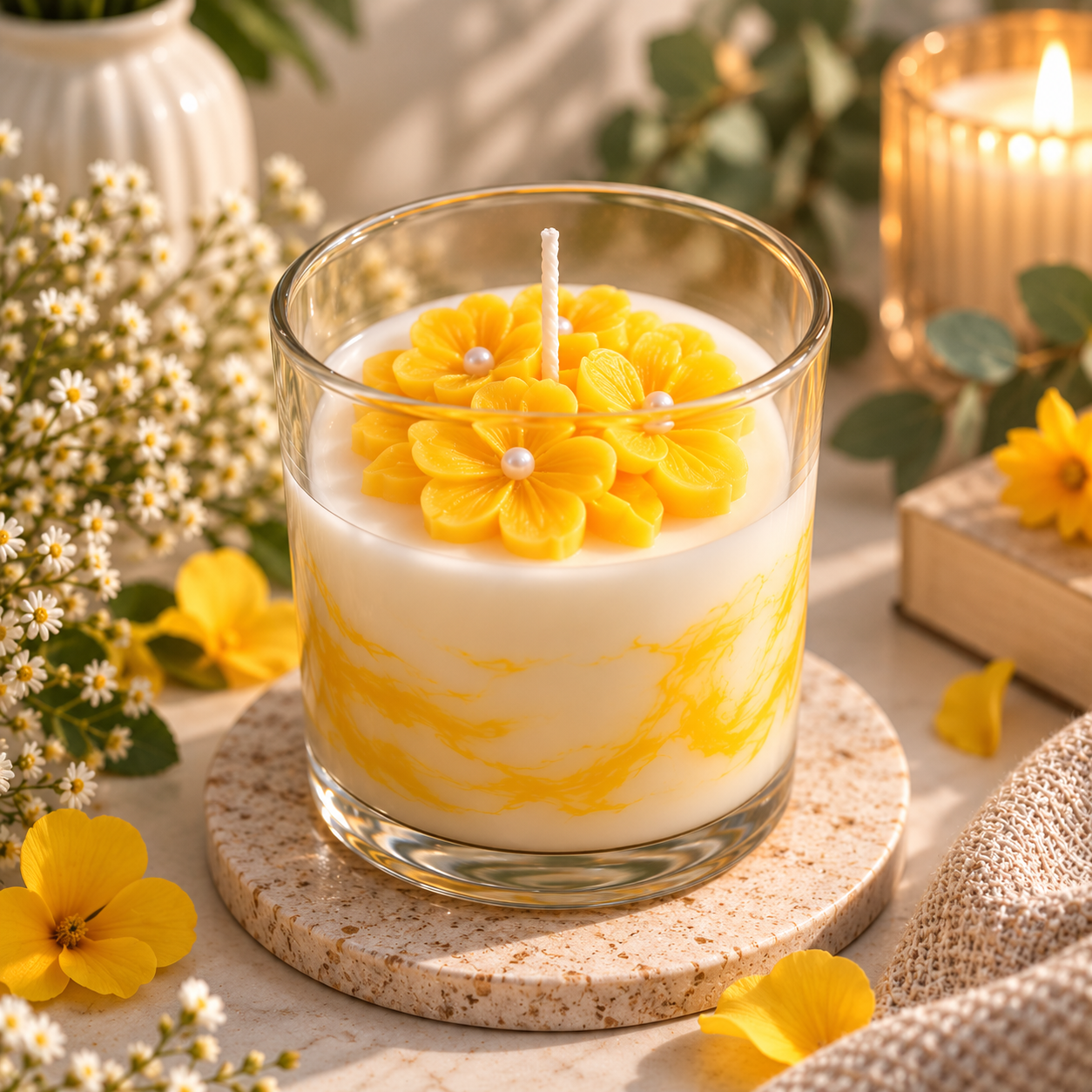 Floral Scented Candle