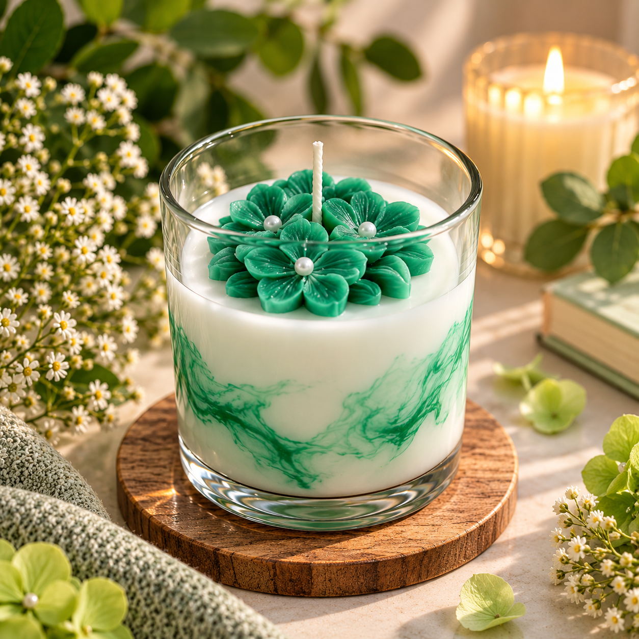Floral Scented Candle