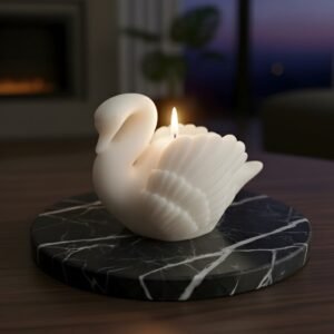 Scented Swan Candles Set of 2